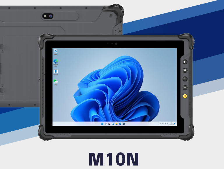 ONERugged M10N rugged Ventanas 11 tablet front view 