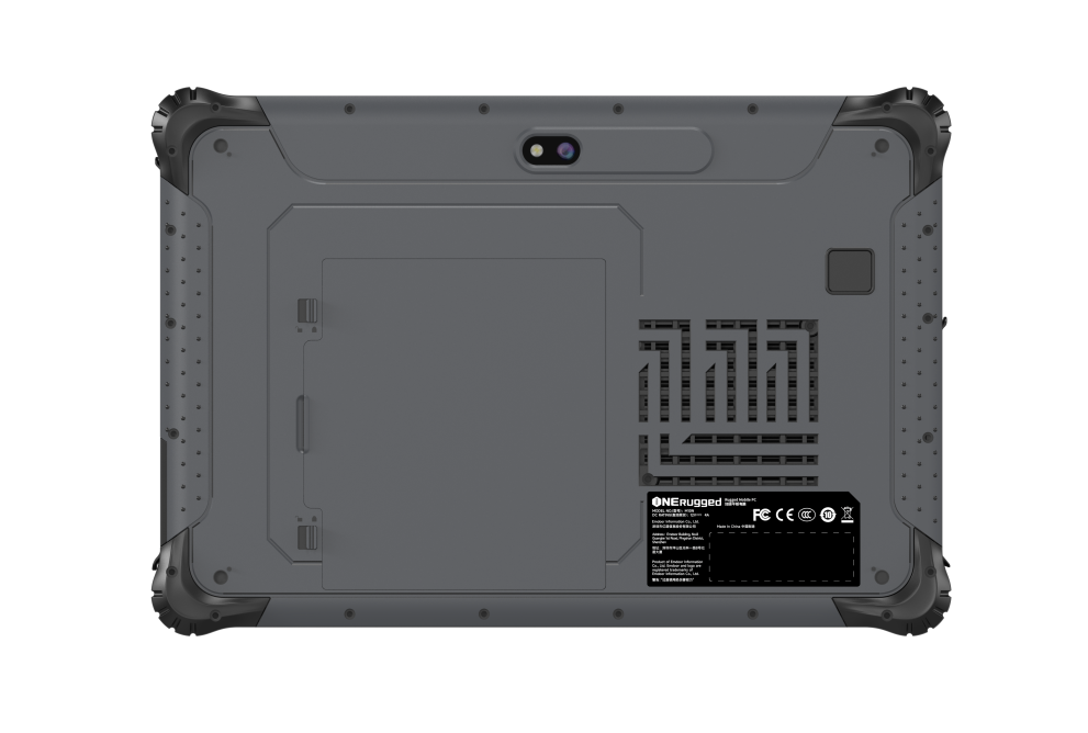 Back view of the ONERugged M10N tableta robusta