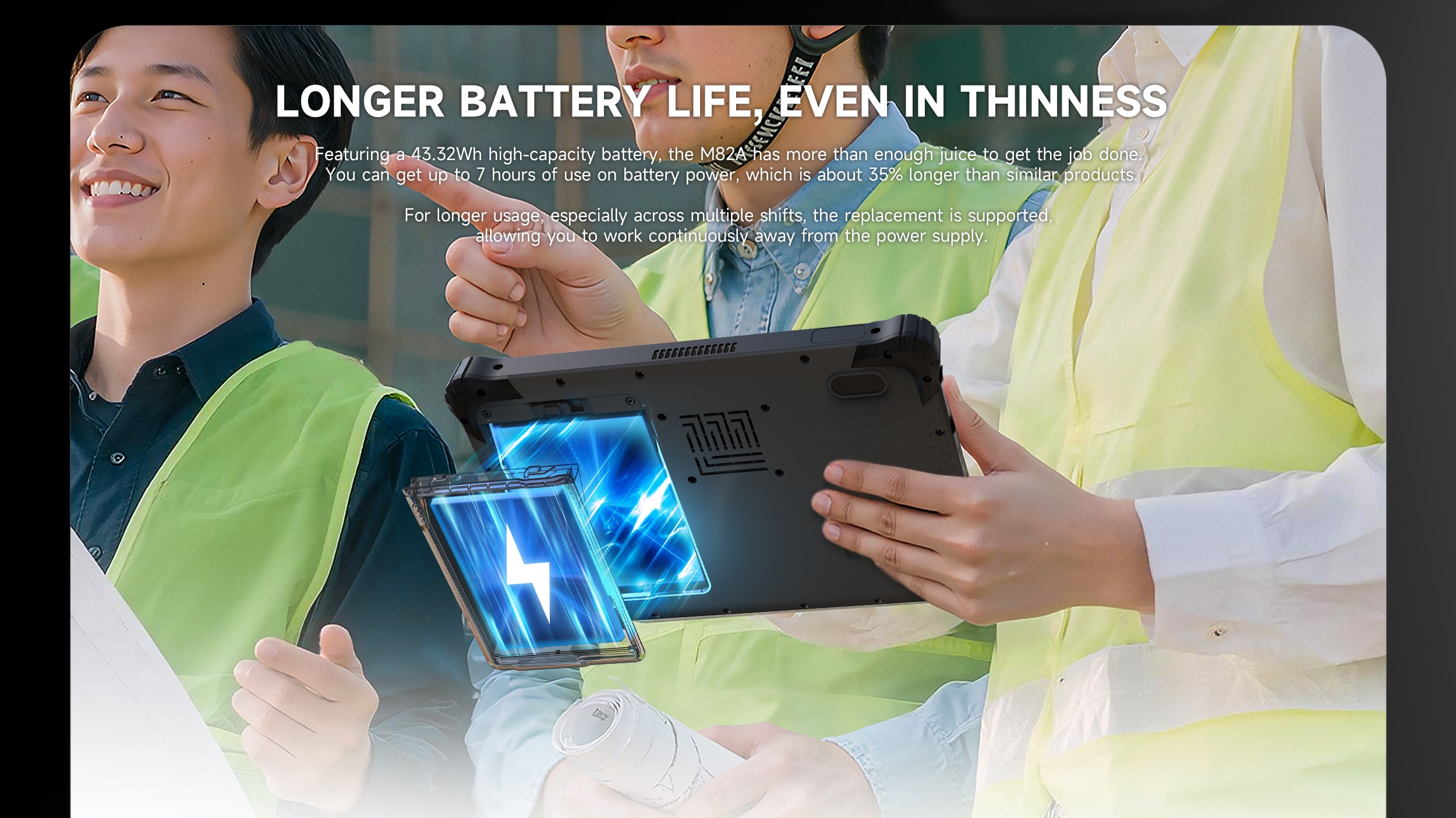 LONGER BATTERY LIFE,EVENIN THINNESS